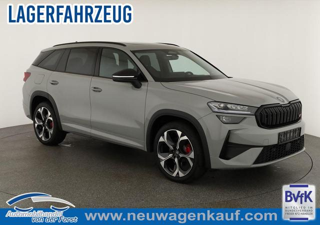 Skoda Kodiaq - 2.0 TSI 195 kW 4x4 RS Kodiaq RS 2.0 TSI DSG 4x4, Pano, AHK, Canton, 4x Sitzheizung, sofort