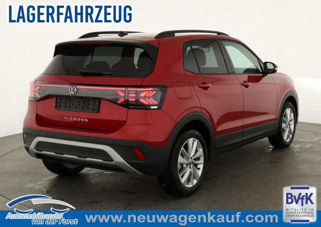 Volkswagen T-Cross - 1.5 TSI 110 kW Life T-Cross 1.5 TSI DSG Life, AHK, IQ.Light, ACC, Side, Kamera, 17-Zoll, Winterpaket