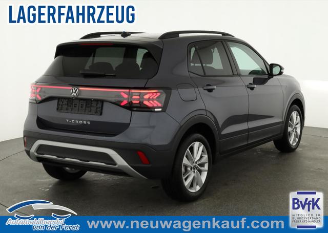 Volkswagen T-Cross - 1.0 TSI 85 kW Life T-Cross 1.0 TSI DSG Life, IQ.Light, AHK, ACC, Kamera, 17-Zoll, Winterpaket