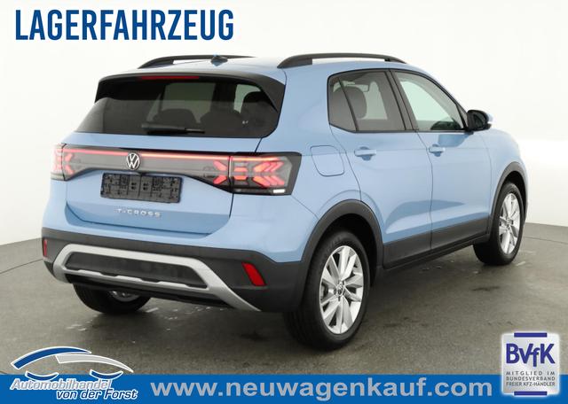 Volkswagen T-Cross - 1.0 TSI 85 kW Life T-Cross 1.0 TSI Life, AHK, IQ.Light, Kamera, ACC, Side. Winter, 17-Zoll