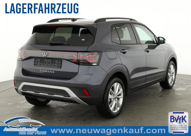 Volkswagen T-Cross - 1.0 TSI 85 kW Life T-Cross 1.0 TSI DSG Life, AHK, IQ.Light, Kamera, ACC, Side, Winter, 17-Zoll
