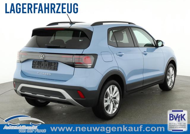 Volkswagen T-Cross - 1.0 TSI 85 kW Life T-Cross 1.0 TSI DSG Life, LED, Kamera, ACC, Side, Winter, 17-Zoll, 3-J. Garantie