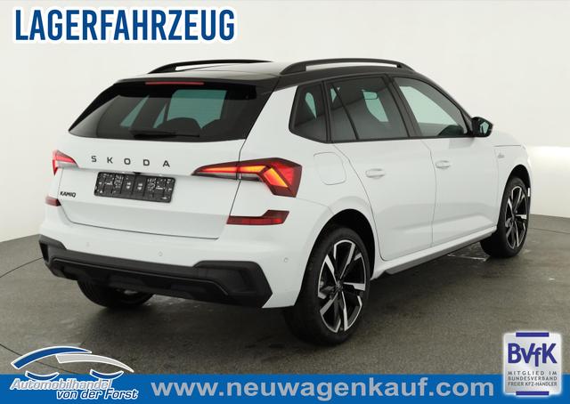 Skoda Kamiq - Monte Carlo Kamiq 1.5 TSI DSG Monte Carlo, Matrix, AHK, 18-Zoll, Pano, Navi, Side, 5 J.-Garantie