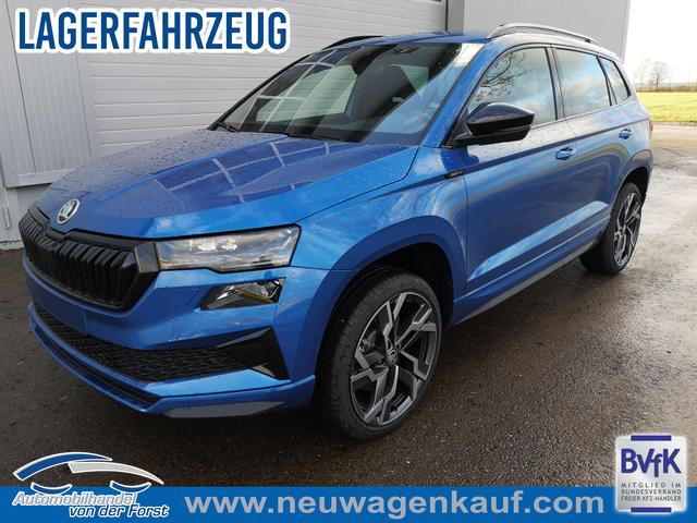 Skoda Karoq - Sportline Karoq 2.0TDI Sportline DSG 4x4 AHK Matrix Leder 19 Zoll