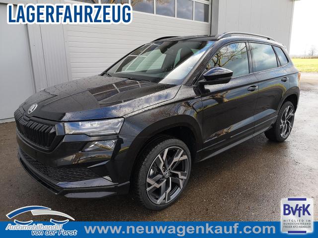 Skoda Karoq - Sportline Karoq 2.0TDI Sportline DSG 4x4 AHK Matrix Pano Sound Leder 19 Zoll