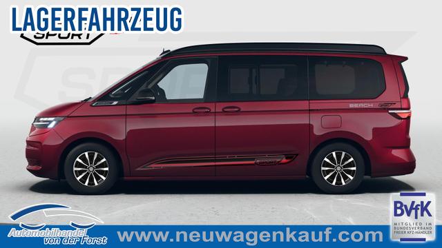 Volkswagen T7 California - California Beach Camper T7 2.0TDI DSG California Beach Camper Sport Edition 8 Fach GV5 Lite+