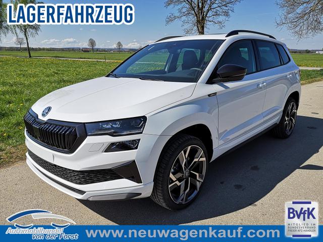 Skoda Karoq - Sportline Karoq 2.0TDI Sportline DSG 4x4 AHK Matrix Leder 19 Zoll