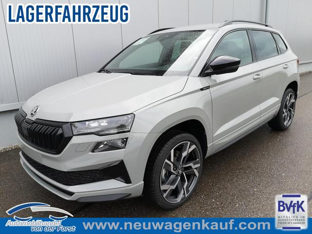 Skoda Karoq - Sportline Karoq 2.0TDI Sportline DSG 4x4 AHK Matrix Pano Sound Leder 19 Zoll