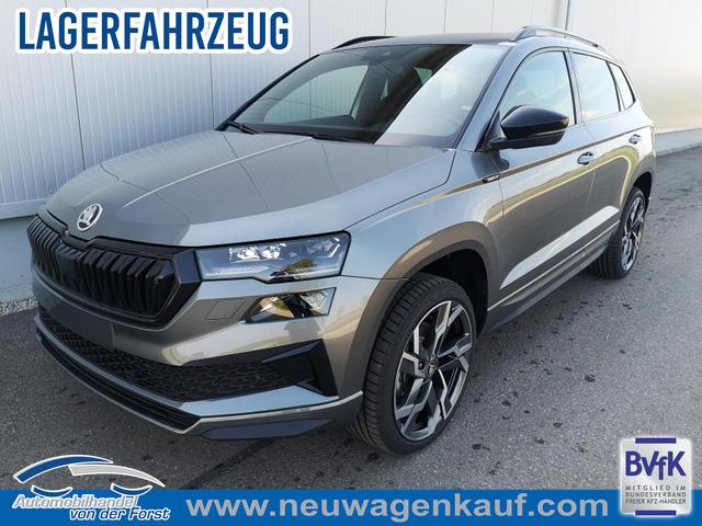 Skoda Karoq - Sportline Karoq 2.0TDI Sportline DSG 4x4 AHK Matrix Pano Sound Leder 19 Zoll
