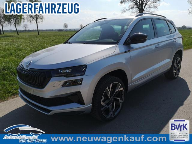 Skoda Karoq - Sportline Karoq 2.0TDI Sportline DSG 4x4 AHK Matrix Leder 19 Zoll