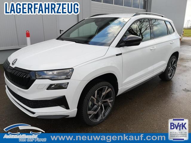 Skoda Karoq - Sportline Karoq 2.0TDI Sportline DSG 4x4 AHK Matrix Leder 19 Zoll