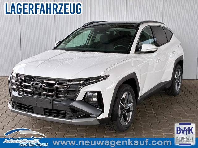 Hyundai TUCSON - Tucson E-Motion 1.6 T-GDI 2WD 48V DCT / Panoramadach / ACC / Sitz + Lenkradheizung / LED / Navi / PDC V&H + Kamera / Alu 18"