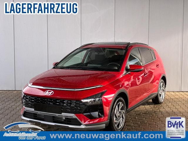 Hyundai BAYON - BAYON Premium Sky 1.0 T-GDI 100 PS 48V 7DCT / Keyless / ACC / Soundsystem BOSE / Sitz + Lenkradheizung / LED / Navi / PDC V&H + Kamera / Totwinkel / Alu 16"