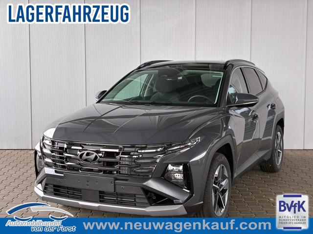 Hyundai TUCSON - Tucson E-Motion 1.6 T-GDI 2WD 48V DCT / Panoramadach / ACC / Sitz + Lenkradheizung / LED / Navi / PDC V&H + Kamera / Alu 18"