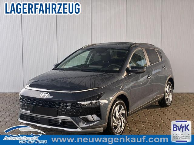 Hyundai BAYON - BAYON Premium Sky 1.0 T-GDI 100 PS 48V 7DCT / Keyless / ACC / Soundsystem BOSE / Sitz + Lenkradheizung / LED / Navi / PDC V&H + Kamera / Totwinkel / Alu 16"