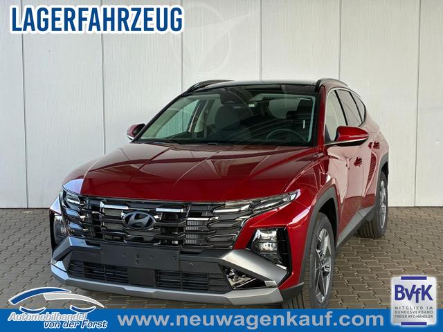 Hyundai TUCSON - Tucson E-Motion 1.6 T-GDI 2WD 48V DCT / Panoramadach / ACC / Sitz + Lenkradheizung / LED / Navi / PDC V&H + Kamera / Alu 18"