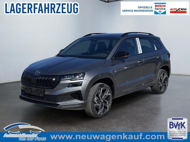 Skoda Karoq - Sportline 1,5 TSI DSG Sportline 2ZKlimaautomatik Canton Anh&auml;ngerkupplung Totewinkel Assistent 2 x Einparkhilfe Kamera 19 Zoll Felgen adaptiver Tempomat 5J Garantie
