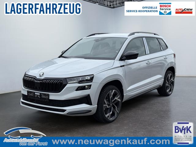 Skoda Karoq - Sportline 1,5 TSI DSG Sportline 2ZKlimaautomatik Canton Anh&auml;ngerkupplung Totewinkel Assistent 2 x Einparkhilfe Kamera 19 Zoll Felgen adaptiver Tempomat 5J Garantie