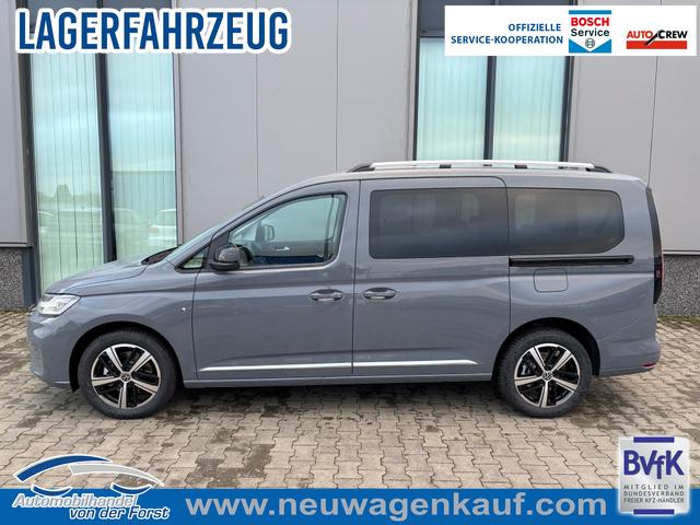Volkswagen Caddy Maxi - "Style" LIEFERUNG KOSTENLOS! BEHINDERTENUMBAU (HECKAUSSCHNITT) 1.5 TSI 115PS DSG/AUTOMATIK, PURE-GREY, 17" Alu/Ganzjahresreifen, Winterpaket, ACC-Tempomat, Toter-Winkel, ParkAssist, Parksensoren vo/hi, R&uuml;ckfahrkamera, Radio Ready2Discover 10" + Wireless AppConnect, Climatronic