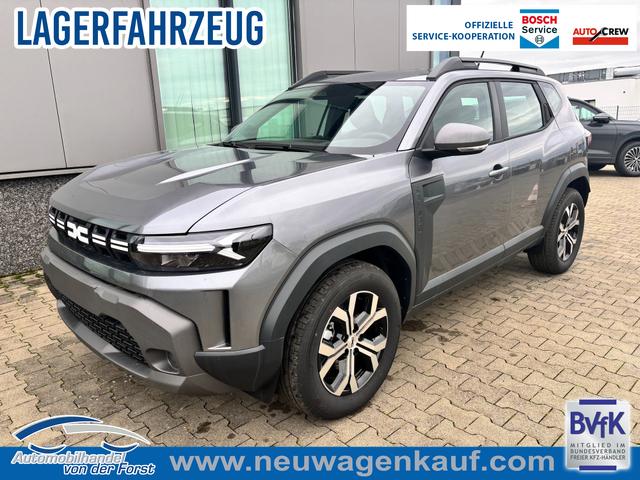 Dacia Duster - "Expression" LIEFERUNG KOSTENLOS! 1.6 HYBRID 140 AUTOMATIK (Benzin/Elektro), 17" Alufelgen "TERGAN", Klimaanlage, R&uuml;ckfahrkamera, Parksensoren hinten, LED-Scheinwerfer, Radio Media 10" + Smartphone-Spiegelung, Armlehne, Dachreling, Tempomat, Verkehrszeichenerkennung, Spurassistent