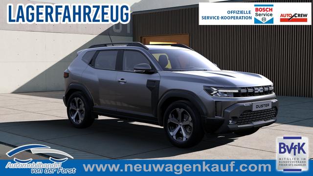 Dacia Duster - "Journey" hybrid-G 150 (Benzin+LPG) 4x4 (ALLRAD) AUTOMATIK, GRAU-MET+WINTER-PAKET (Vordersitze/Lenkrad/Frontscheibe beheizt) + PARKING-PAKET (Toter-Winkel-Assistent, 360&deg;-Kamera, Parksensoren vorn), Parksensoren hinten, Klimaautomatik, Tempomat, NAVI, 18" ALU
