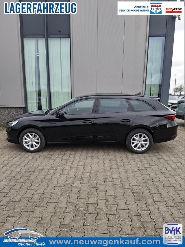 Seat Leon Sportstourer - "Style" LIEFERUNG KOSTENLOS & PREISGARANTIE! 1.5 TSI 115PS, SCHWARZ-METALLIC, 5 Jahre Garantie, 16" ALU, MATRIX-LED, Privacy-Glas, Winter-Paket, 3-Zonen-Climatronic, ParkAssist, Parksensoren v/h, R&uuml;ckfahrkamera, Radio 10,4" + Full-Link, Tempomat, M-Lederlenkrad, variabler Ladeboden