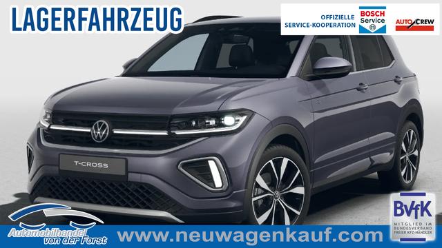 Volkswagen T-Cross - "R-Line LIMITED" LIEFERUNG KOSTENLOS & PREISGARANTIE* 1.0 TSI 115PS, Rauch-Grau-Metallic, 5 JAHRE GARANTIE, ANH&Auml;NGERKUPPLUNG, CLIMATRONIC, SITZHEIZUNG, 18" Alu, MATRIX-LED, Adaptiver Tempomat ACC, Parksensoren, R&uuml;ckfahrkamera, Keyless, Abgedunkelte Scheiben, Radio "Ready2Discover" + App-Connect
