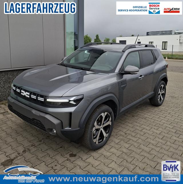 Dacia Duster - "Journey" hybrid-G 150 (Benzin+LPG) 4x4 (ALLRAD) AUTOMATIK, GRAU-MET+WINTER-PAKET (Vordersitze/Lenkrad/Frontscheibe beheizt) + PARKING-PAKET (Toter-Winkel-Assistent, 360&deg;-Kamera, Parksensoren vorn), Parksensoren hinten, Klimaautomatik, Tempomat, NAVI, 18" ALU