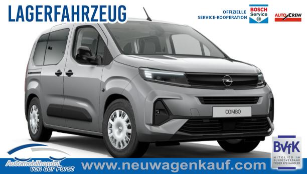 Opel Combo - N1 Edition 1.5 Diesel 130PS AUTOMATIK, 5-Sitzer, Kontrast-Grau Metallic, NAVI, Parksensoren hinten, R&uuml;ckfahrkamera, KEYLESS, 2-Zonen-Klimaautomatik, Schiebet&uuml;re links/rechts, 16" Alu, Abgedunkelte Scheiben hinten, Tempomat, IntelliLux Matrix-Licht