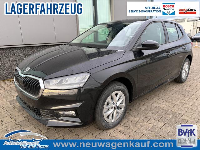 Skoda Fabia - "EXTRA PLUS" (2) LIEFERUNG KOSTENLOS & PREISGARANTIE* 1.0 TSI 116PS, 5 Jahre Garantie, BLACK-MAGIC METALLIC, CLIMATRONIC, BEHEIZTE FRONTSCHEIBE, SITZHEIZUNG, M-Lederlenkrad BEHEIZT, 15" ALU, Parksensoren hinten, R&uuml;ckfahrkamera, Infotainment 8", Virtual Cockpit, Tempomat, NSW, Wireless SmartLink