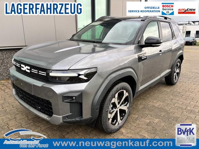 Dacia Bigster - "Journey" TOP-PREIS! FULL-HYBRID 155 (Benzin+Elektro), GRAU-METALLIC/DACH SCHWARZ, BEHEIZTE FRONTSCHEIBE, SITZHEIZUNG, LENRADKRADHEIZUNG, TOTER-WINKEL-ASSISTENT, PARKSENSOREN VORN/HINTEN, MULTIVIEW-KAMERA, 18" ALUFELGEN, PRIVACY-GLAS, NAVIGATION, ELEKTR. HECKKLAPPE, ACC