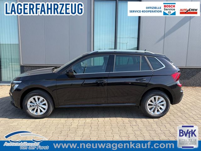 Skoda Kamiq - SONDERAKTION "Selection" Lieferung frei Haus! 1.0 TSI 115PS DSG/AUTOMATIK, 5J GARANTIE, Schwarz-METALLIC, ELE. HECKKLAPPE, ANH&Auml;NGERKUPPLUNG, BEH. FRONTSCHEIBE, Sitzheizung, Lenkradheizung, Ladeboden, ACC, SIDE Assist, Virtual Cockpit 10", Parksensoren v/h, Kamera, KESSY, Privacy, 16"Alu, Climatronic