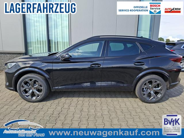 Cupra Formentor - Sonderaktion "Basis" 1.5 eTSI 150PS DSG (AUTOMATIK), ANH&Auml;NGERKUPPLUNG, KESSY, ALARM, R&Uuml;CKFAHRKAMERA, ELEKTR. HECKKLAPPE, 18" Alu, Sitzheizung, M-Lederlenkrad beheizt, 3-Zonen-Climatronic, Parksensoren vorne/hinten, ACC-Tempomat, Digitales Cockpit 10", Radio 12,9"+Full-Link