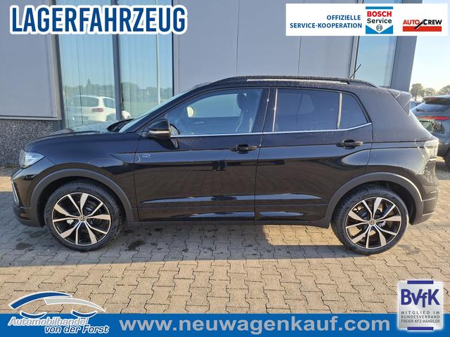 Volkswagen T-Cross - "R-Line LIMITED" LIEFERUNG KOSTENLOS & PREISGARANTIE* 1.0 TSI 115PS, Deep-Black-Metallic, 5 JAHRE GARANTIE, ANH&Auml;NGERKUPPLUNG, CLIMATRONIC, SITZHEIZUNG, 18" Alu, MATRIX-LED, Adaptiver Tempomat ACC, Parksensoren, R&uuml;ckfahrkamera, Keyless, Abgedunkelte Scheiben, Radio "Ready2Discover" + App-Connect