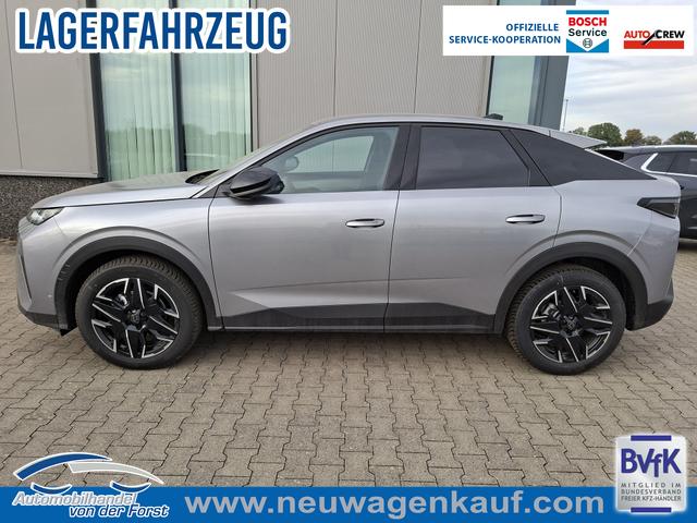 Peugeot 3008 - "Allure" Hybrid 145PS e-DCS6 (Automatik), Grau-Metallic, ANH&Auml;NGERKUPPLUNG, Panorama-Navigations-Paket, Grip-Control-Paket, 19" ALU, Beh. Frontscheibe, Trennnetz, Adaptiver Tempomat, Toter-Winkel, 360&deg;Kamera, Parksensoren vorn/hinten, Lenkradheizung, Alarmanlage