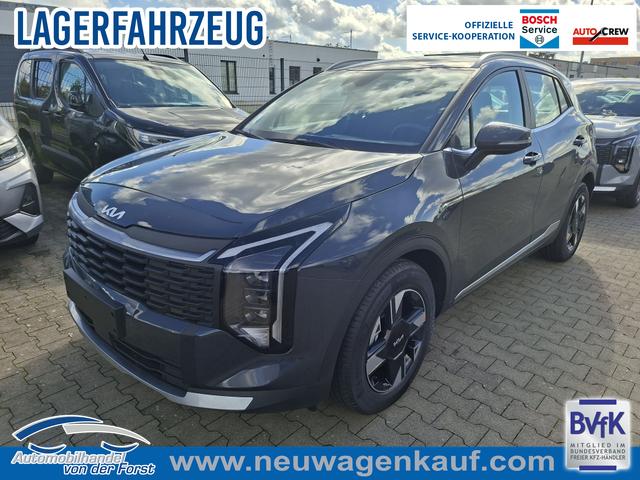 Kia Sportage - "Silver" 1.6 T-GDI 150PS AUTOMATIK, Penta-Metal Grau METALLIC, 2-Zonen-Klimaautomatik, Navigation 12,3", Parksensoren vorn/hinten, R&uuml;ckfahrkamera, 17" Alufelgen, Winterpaket/Sitzheizung vorne, Beheiztes Lederlenkrad, ACC Tempomat, Alarm, Dachreling Chrom