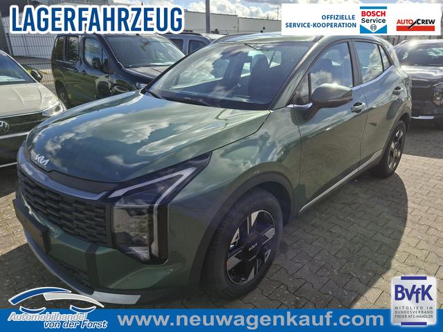 Kia Sportage - "Silver" 1.6 T-GDI 150PS AUTOMATIK, Experience-Green METALLIC, 2-Zonen-Klimaautomatik, Navigation 12,3", Parksensoren vorn/hinten, R&uuml;ckfahrkamera, 17" Alufelgen, Winterpaket/Sitzheizung vorne, Beheiztes Lederlenkrad, ACC Tempomat, Alarm, Dachreling Chrom
