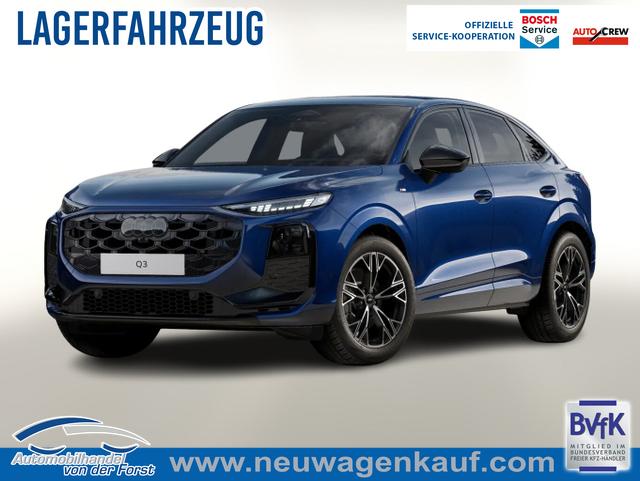 Audi Q3 Sportback - S line TFSI 204 2xS line Tech+ 19Z eHK Kam
