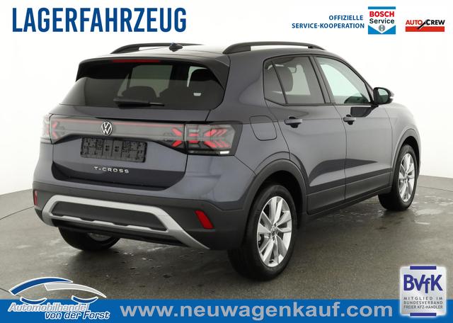 Volkswagen T-Cross - 1.0 TSI 85 kW Life T-Cross 1.0 TSI DSG Life, AHK, IQ.Light, Kamera, ACC, Side, Winter, 17-Zoll