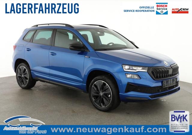Skoda Karoq - Sportline Karoq 1.5 TSI DSG Sportline, Pano, AHK, Navi, CANTON, Matrix, AreaView, Side, FS-beheizbar