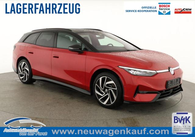 Volkswagen ID.7 Kombi - Pro S 210 kW ID.7 Tourer Pro S Black Style, AHK, IQ.Light, HuD, AreaView, 20-Zoll, Side, Winter