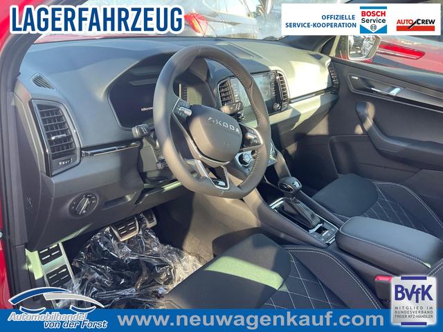 Skoda Karoq - Sportline Karoq 1.5 TSI DSG Sportline, AHK, Navi, CANTON, Matrix, AreaView, Side, FS-beheizbar, 5-J. Garantie