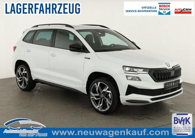 Skoda Karoq - Sportline Karoq 1.5 TSI DSG Sportline, Pano, AHK, Navi, Matrix, Side, Winter, 5 J.-Garantie