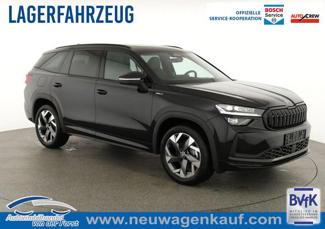 Skoda Kodiaq - 2.0 TDI 142 kW 4x4 Sportline Kodiaq 2.0 TDI DSG 4x4 Sportline, Pano, AHK, Navi, Matrix, el. Klappe, Side, Winter, 19-Zoll