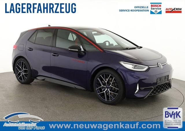 Volkswagen ID.3 - GTX Performance 240 kW Fire+Ice ID.3 GTX Performance Fire+Ice 240 kW, HuD, IQ.Light, H&K, W&Atilde;&curren;rmepumpe, 20-Zoll, 4 J.-Garantie
