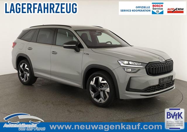 Skoda Kodiaq - 1.5 TSI mHEV 110 kW Sportline 1.5 TSI DSG Sportline, AHK, Navi, Matrix, el. Klappe, Side, Winter, 19-Zoll