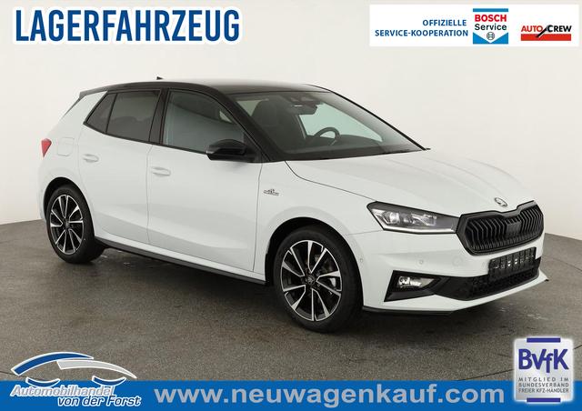Skoda Fabia - Monte Carlo 1.5 TSI DSG Monte Carlo, Ladeboden, LED, Kamera, App-Connect, Winter, 17-Zoll