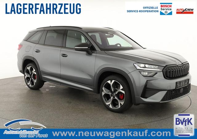 Skoda Kodiaq - 2.0 TSI 195 kW 4x4 RS 2.0 TSI DSG 4x4 RS, AHK, Navi, Matrix, Canton, Side, FS-beheizbar, el. Klappe, Kamera, 20-Zoll, 5 J.-Garantie