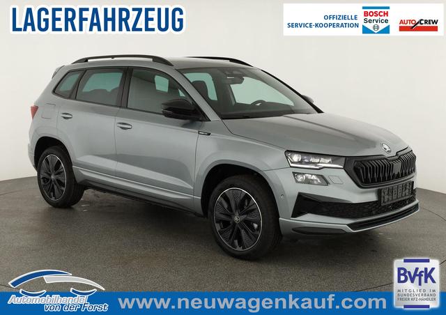 Skoda Karoq - Sportline 1.5 TSI DSG Sportline, Navi, CANTON, Matrix, AreaView, Side, el. Klappe, FS-beheizbar, 5 J.-Garantie