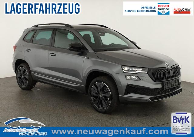 Skoda Karoq - Sportline 1.5 TSI DSG Sportline, Pano, AHK, Navi, CANTON, Matrix, AreaView, Side, el. Klappe, FS-beheizbar, 5 J.-Garantie